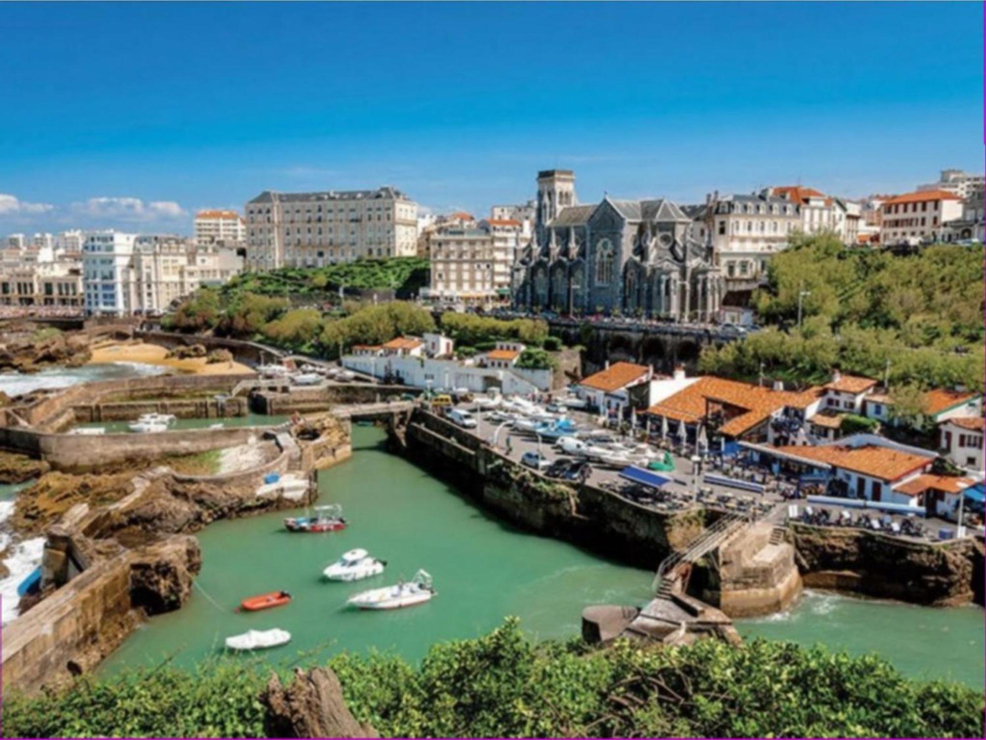 Studio Front De Mer Avec Piscine Et Balcon A Biarritz - Fr-1-3-412 Exteriér fotografie